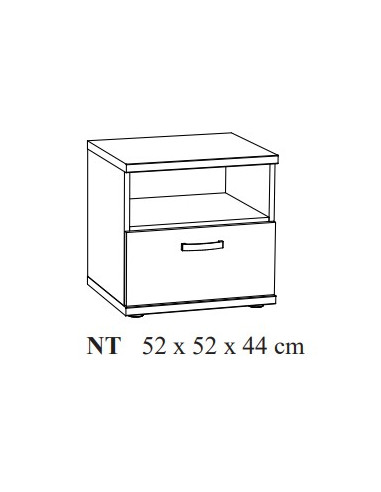 Chevet - CAMILLE Golden Oak