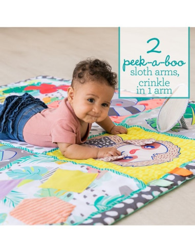 Tapis large de découverte des sens 