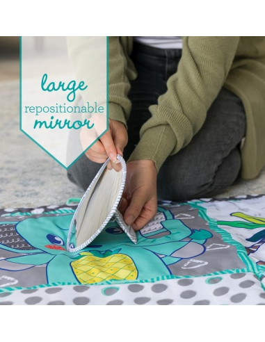 Tapis large de découverte des sens 