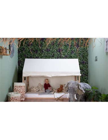 Lit cabane Childhome 90x200 - Naturel