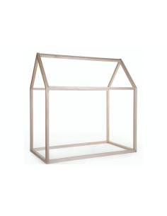 Lit cabane 70x140cm - Naturel