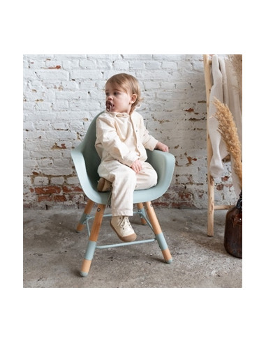 EVOLU 2 Chaise Naturel / Menthe 2en1...