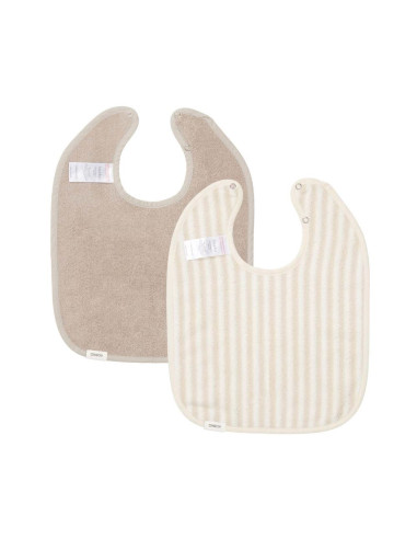 Bavoir Playa 2pcs - Sand/Clay