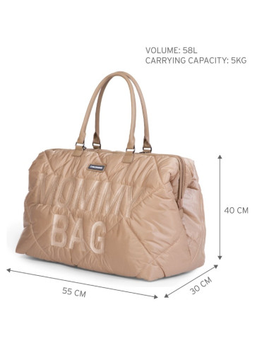 Sac à langer Mommy Bag - Matelassé beige