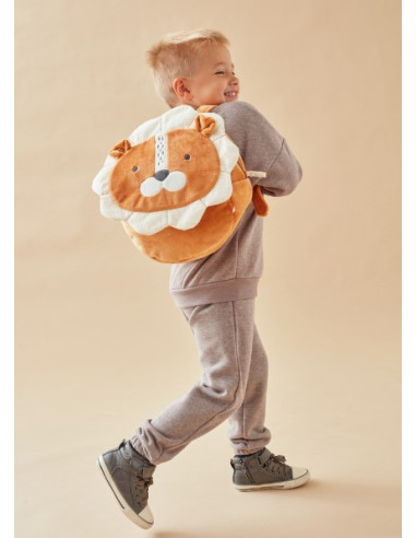 Sac à dos Veloudoux caramel - Babou