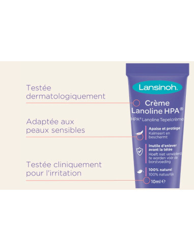 Crème Lanoline pour mamelons - 40ml