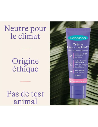 Crème Lanoline pour mamelons - 40ml