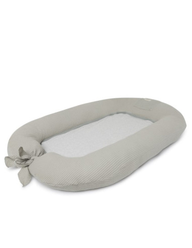 Babynest 2en1 Waffle - Dune Powder