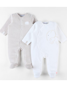 Lot de 2 pyjamas dors-bien...