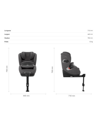 Siège auto Cybex Anoris T2 I-size...