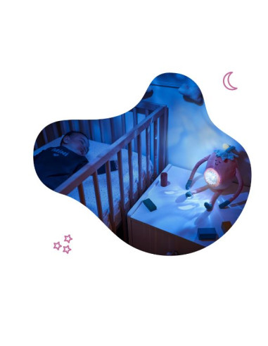 Veilleuse peluche Barnabé Fraise