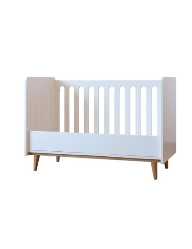 Lit bébé Pericles 60x120 - Boho Blanc