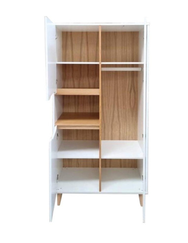 Armoire 3 portes Pericles - Boho Blanc