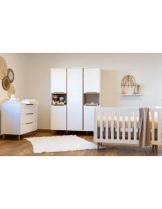 Chambre bébé 3pcs lit...