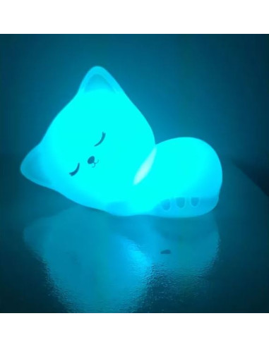 Veilleuse silicone - Stella Chat