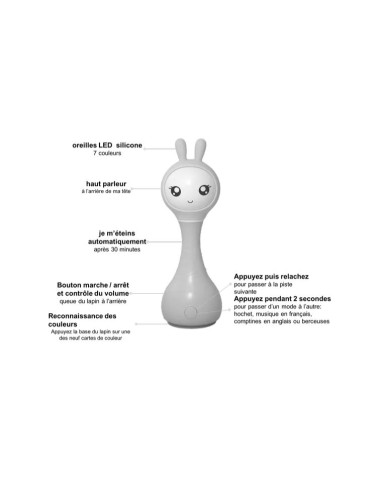 Hochet interactif - Smart Bunny Rose