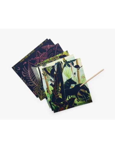 Cartes à gratter - Tout autour du monde