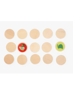 Mémo en bois - Jardin 2