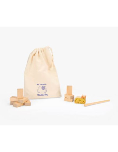 Mur vacillant en bois - Les Toupitis