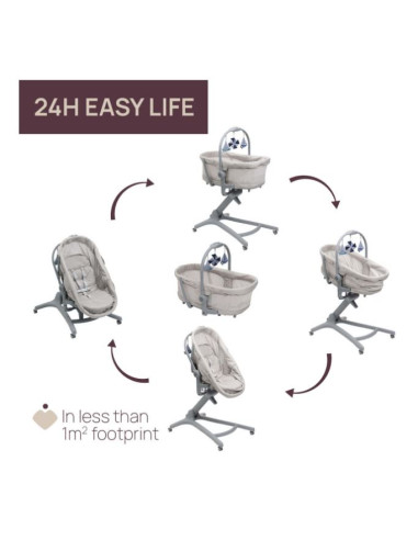 Transat Baby Hug Pro 5 en 1 -  Beige...