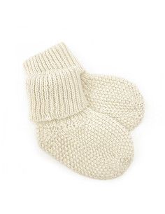 Chausson bébé tricot -...