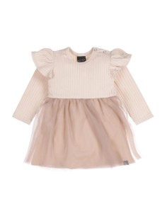 Robe en tulle groovy rib -...