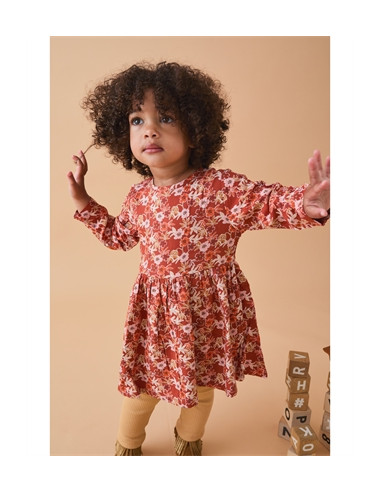 Robe + legging - Pinky Flowers - 3M