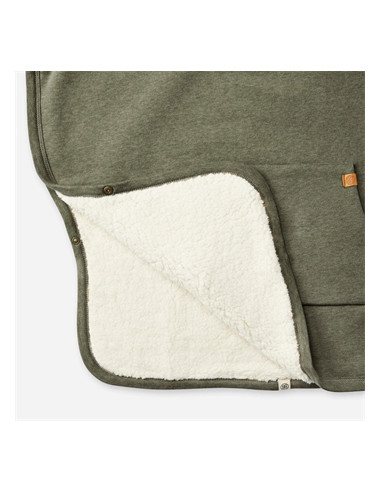 Poncho teddy 1/3ans - Forest Green