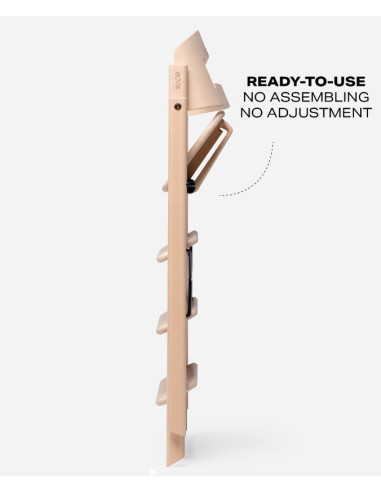 Chaise haute Kaos Klapp - Hêtre/Natural