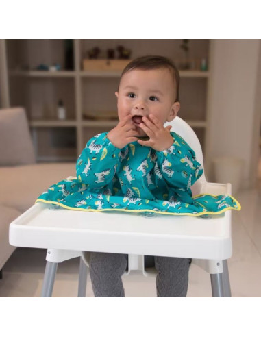 Cover & Catch Bib - Zebra