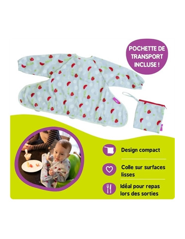 Cover & Catch Bib - Hippos