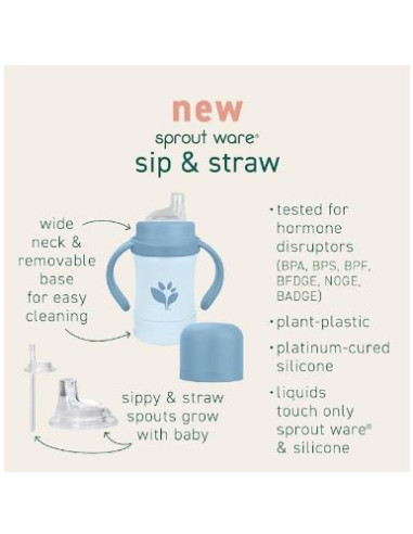 Tasse à bec & paille - Spice