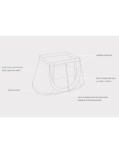 Lit voyage Instant Aeromoov - Gris Roche