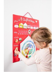 Calendrier tissu Au fil du... 2