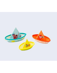 Petits bateaux flottants...