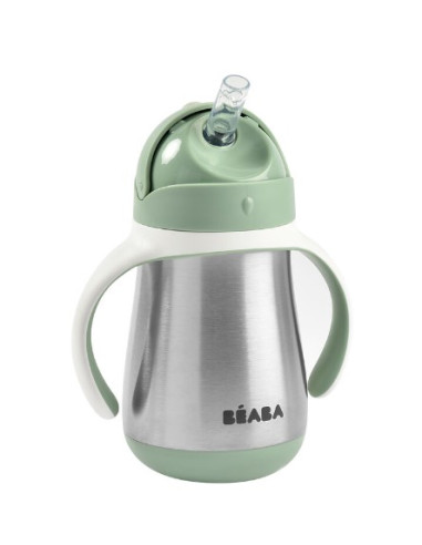 Tasse inox avec paille inox 250ml -...