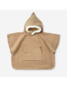 Poncho teddy 1/3ans - Brown