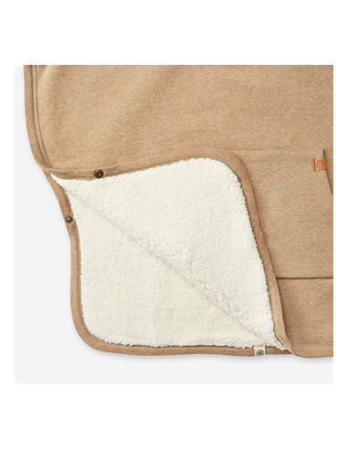 Poncho teddy 1/3ans - Brown