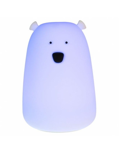 Veilleuse silicone - Teo Ours Blanc