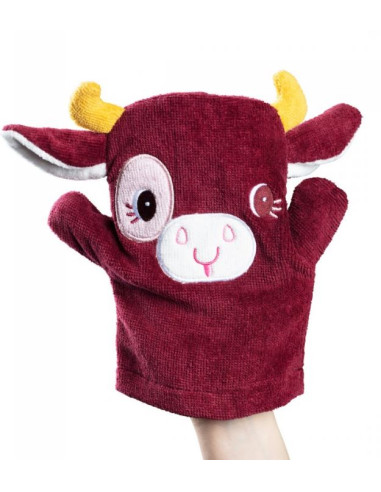 Gants de toilette marionnette - Rosalie