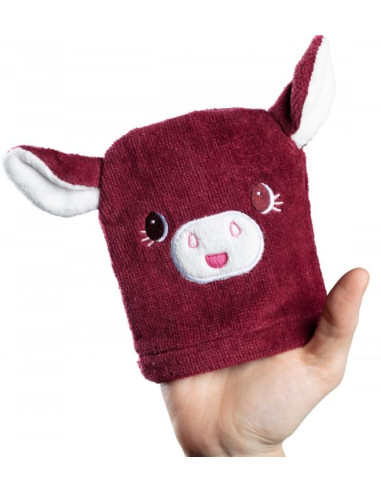 Gants de toilette marionnette - Rosalie