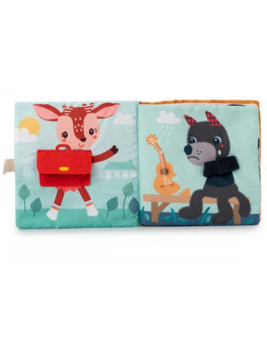 Livre tissu - Joe et son doudou