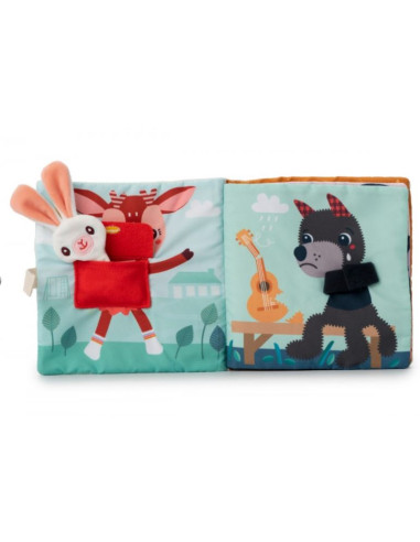 Livre tissu - Joe et son doudou