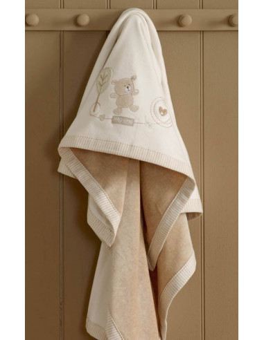 Doudou velours brodé