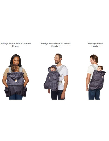 Cocon hiver protection porte-bébé -...