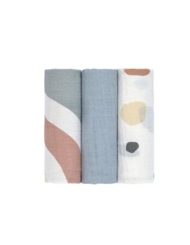 Tetra bambou 80x80 - Rainbow powder blue