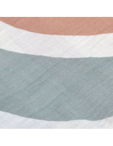 Tetra Coton 80x80 - Rainbow powder blue