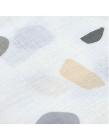 Tetra bambou 80x80 - Rainbow powder blue