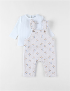 Salopette + T-shirt Blue...