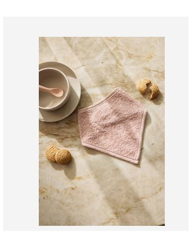 Bavoir bandana coton éponge 2pcs -...